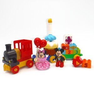 LEGO DUPLO Birthday Parade 10597 Mickey Minnie Mouse Clubhouse Train Set 100%